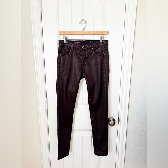 AG Adriano Goldschmied The Legging Ankle Jean in Wine Size 27 - Picture 2 of 3